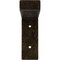 Ekena Millwork Steel Truss Shelf Bracket, Antiqued Pale Gold 2"W x 6"D x 6 1/4"H BKTM02X06X06TSAPG - alternate 2